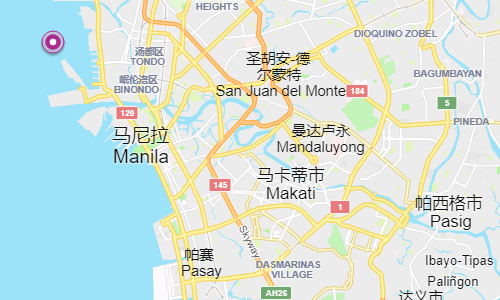马尼拉市区地图图片