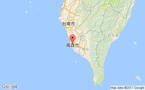 高雄港地理位置图片